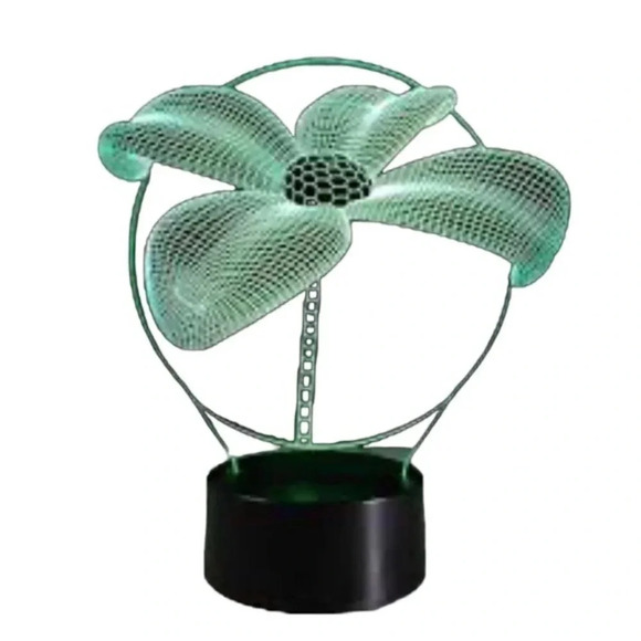 Orchid Night Light Color Changing Optical Illusion 3D - Picture 5 of 5